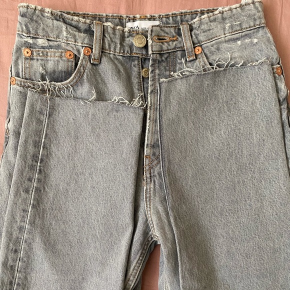 zara grey mom jeans - Picture 6 of 7
